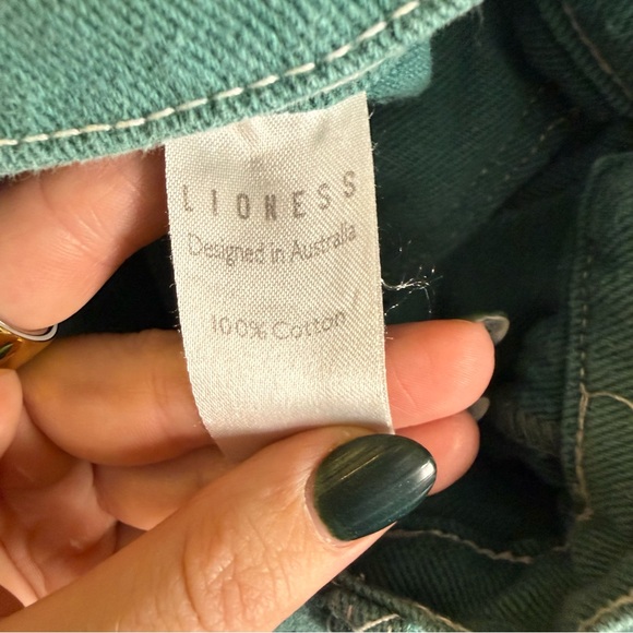 Lioness Miami Vice Green Wide-Leg Pants - Picture 4 of 8